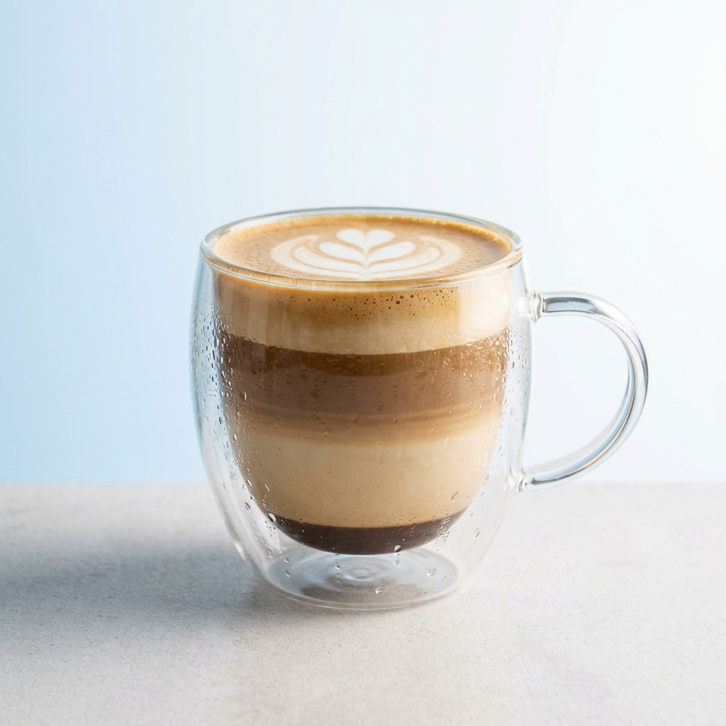Double-walled glass cups insulating thermal coffee